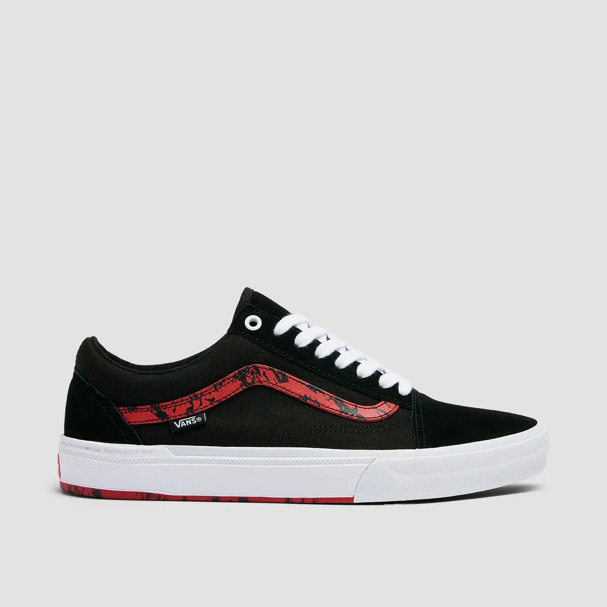 Vans BMX Old Skool Shoes - Marble Black/White/Red