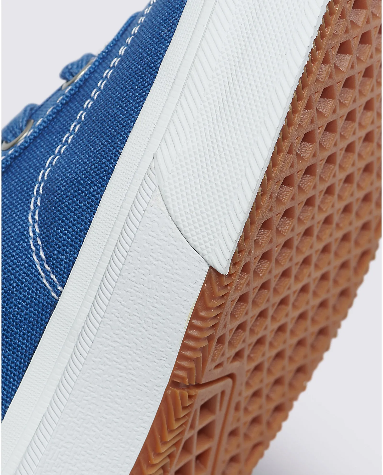 Vans Crockett High Decon Canvas Skateboard Shoe - Blue/White