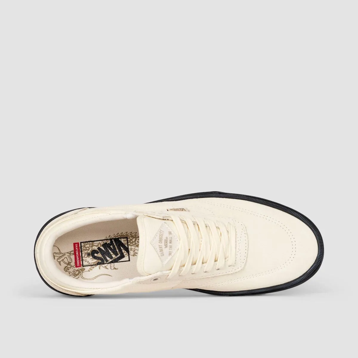 Vans Gilbert Shoes - Crockett Antique White/Black