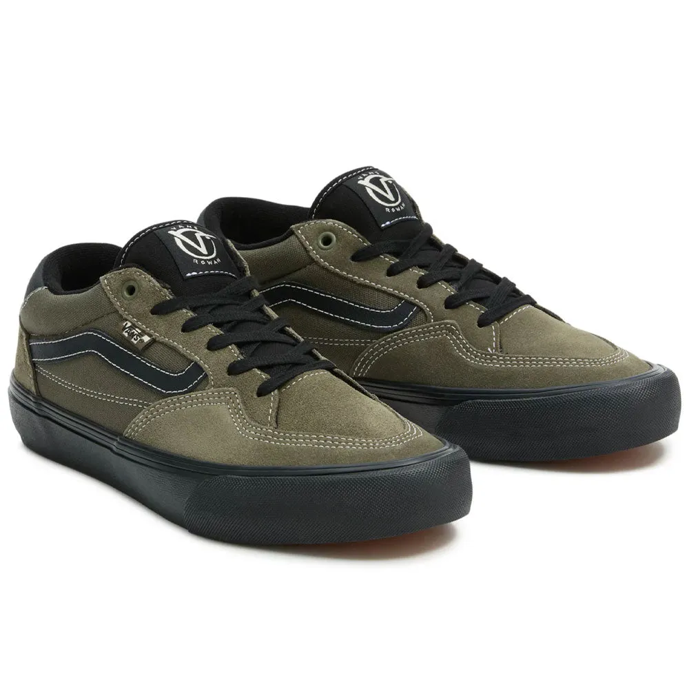 Vans Rowan Trainers - Olive/Black