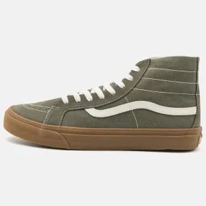 Vans UA SK8-Hi 38 Decon VR3 Salt Wash Trainers - Dark Olive