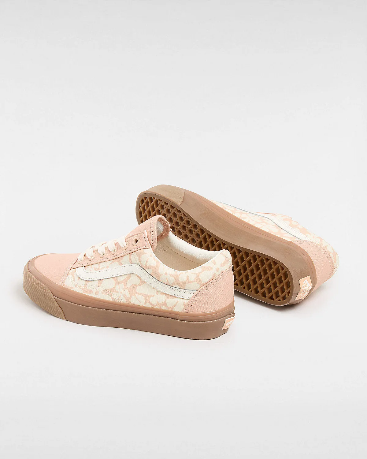 VANS Unisex Old Skool Trainers - Groovy Floral Peach