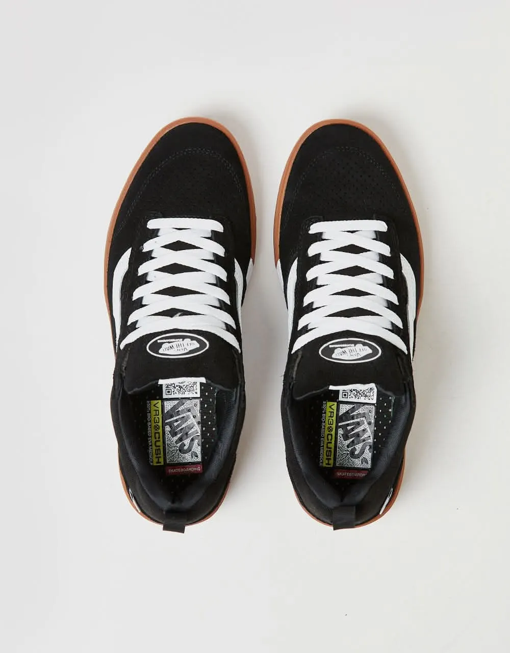 Vans Zahba Skate Shoes -  Black/Gum