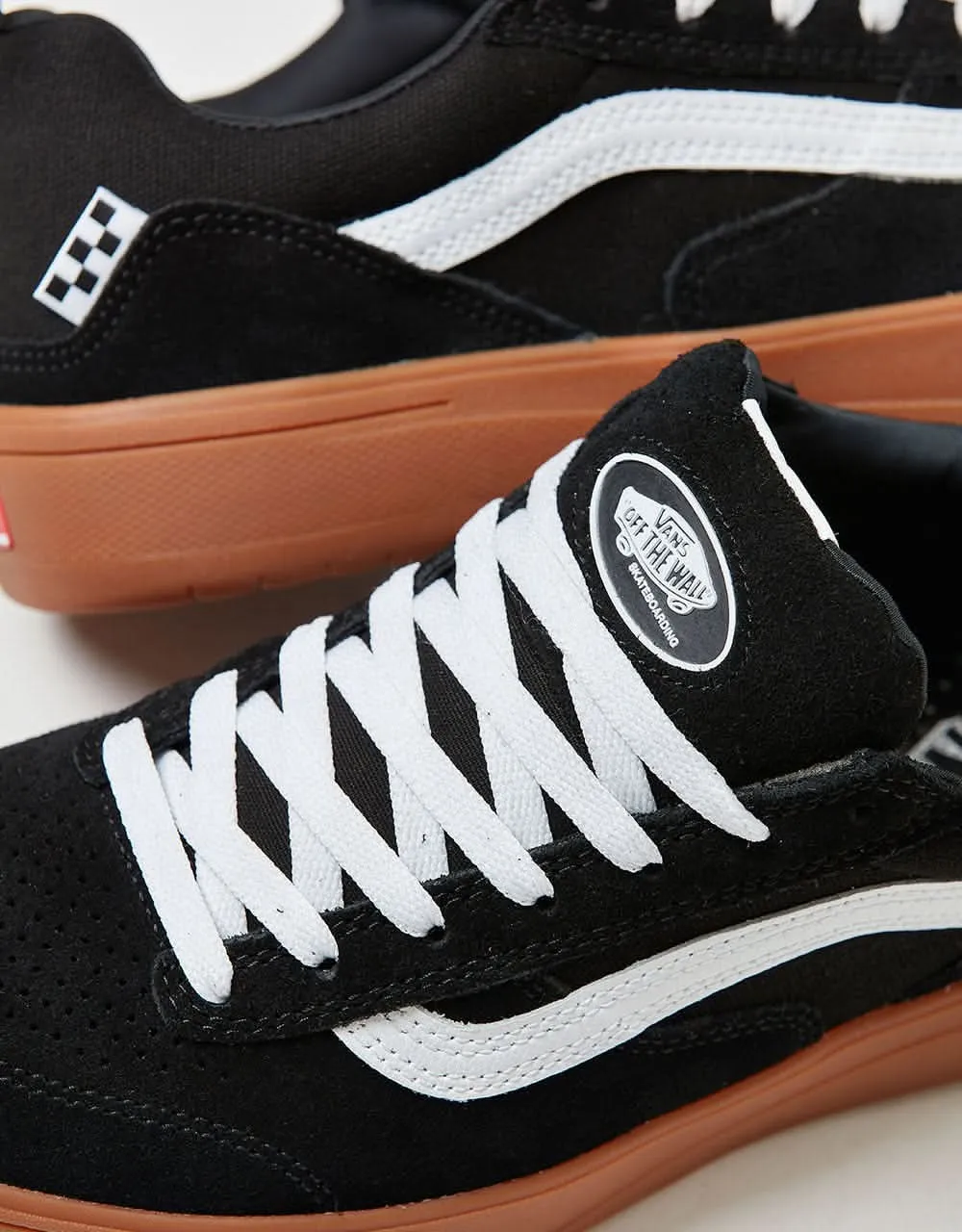 Vans Zahba Skate Shoes -  Black/Gum