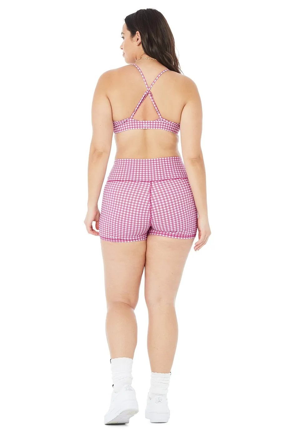 Vapor Splendor Gingham Bra & Vapor High-Waist Gingham Short Set