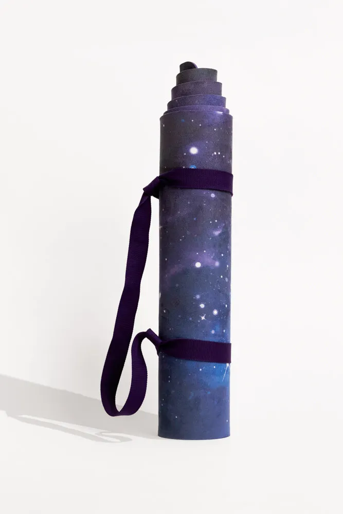 Vegan Suede Yoga Mat - Diamond Sky