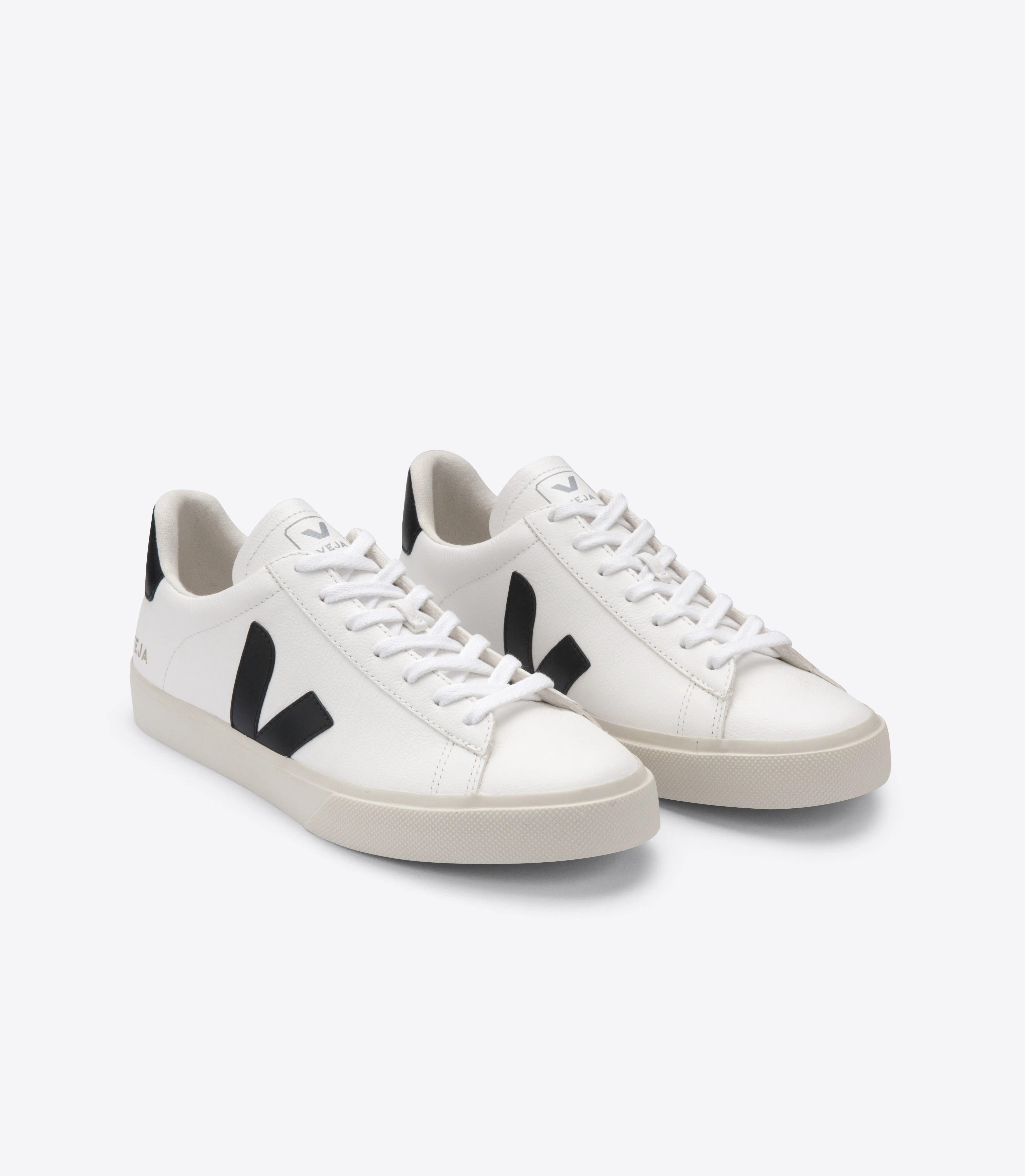 Veja - Campo Chromefree Sneakers in Extra-White Black