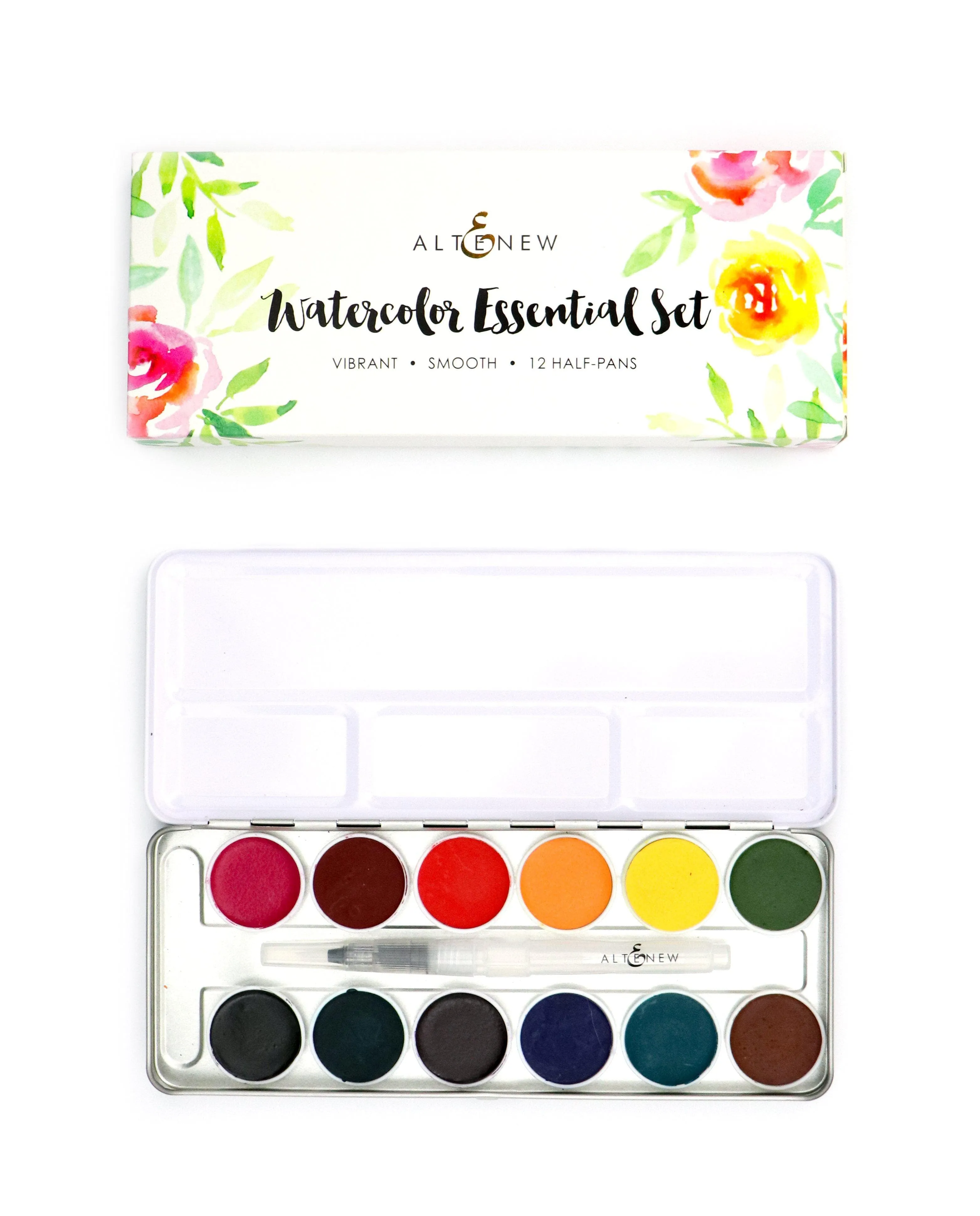 Watercolor Essential 12 Pan Set