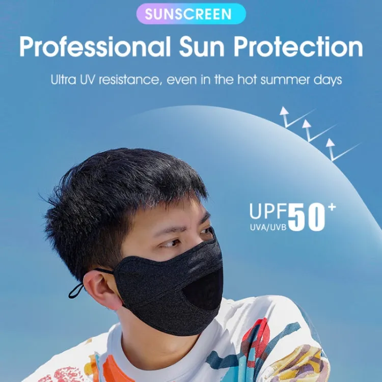 WEST BIKING Riding Ice Silk Sun Protection Breathable Outdoor Eye Corner Protection Facial Mask(Orange)