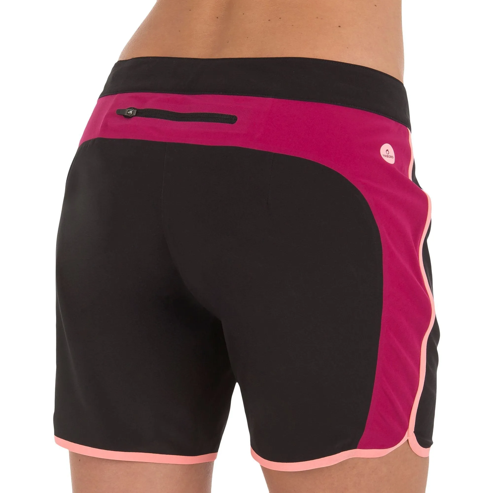 Women's Boardshorts With Thermo Welded Zippered Pocket Tea Lightweight