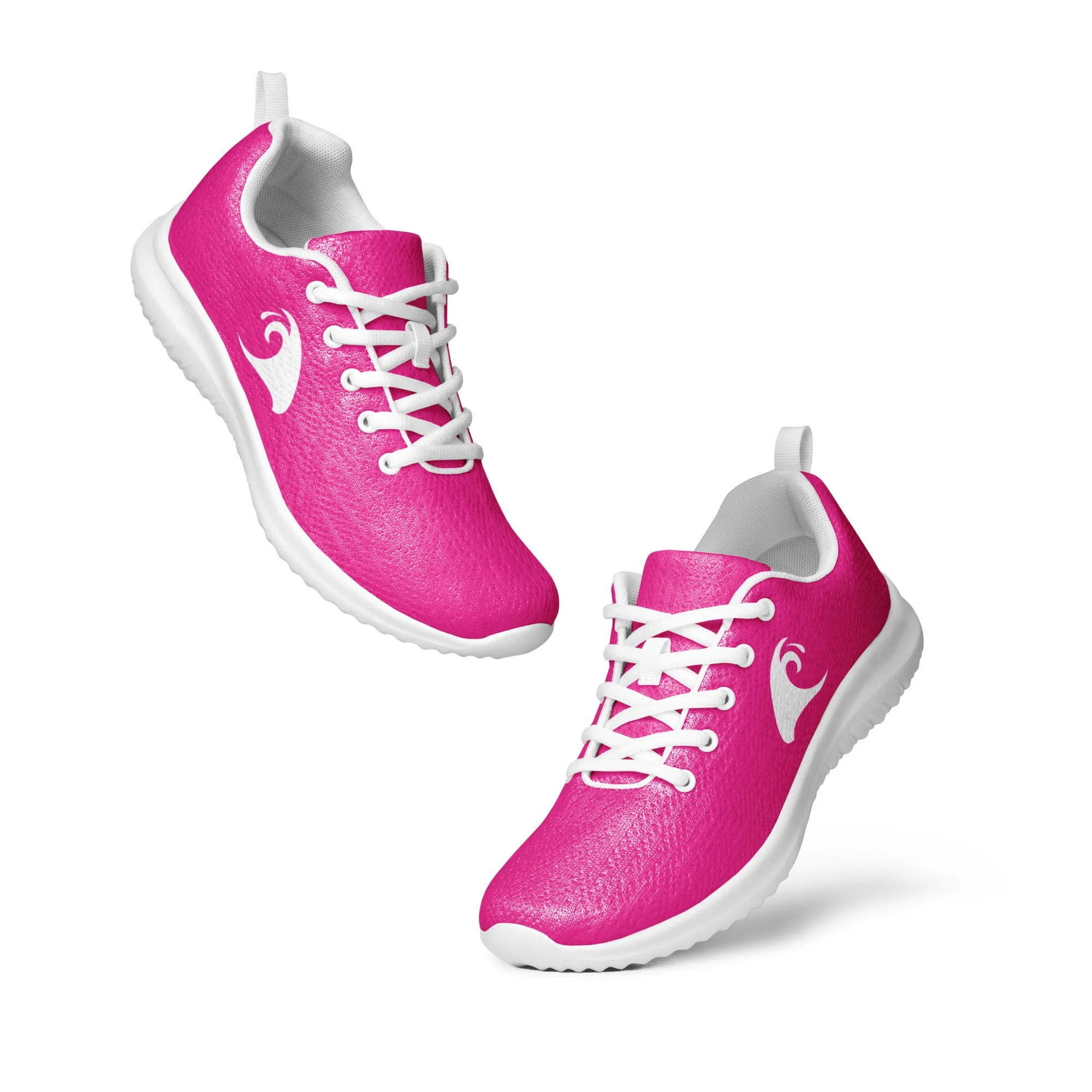 Women’s Hot Pink Athletic Shoes with Extremely Stoked Epic Wave Logo