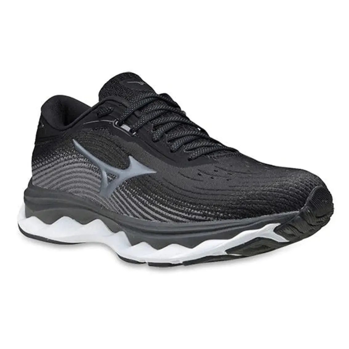 Womens Mizuno Wave Sky 5 -  Black / Metallic Gray / Quiet Shade