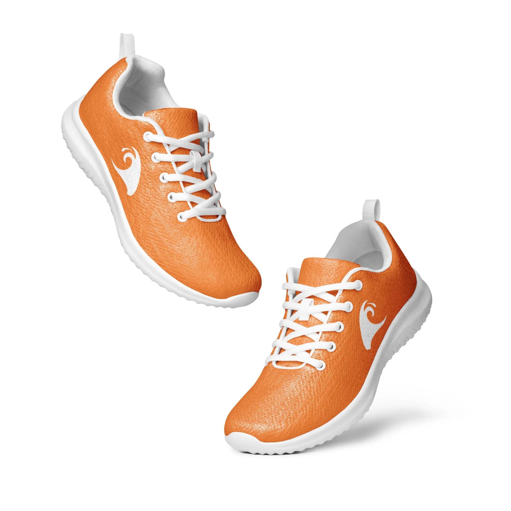 Women’s Orange Athletic Shoes with Extremely Stoked Epic Wave Logo