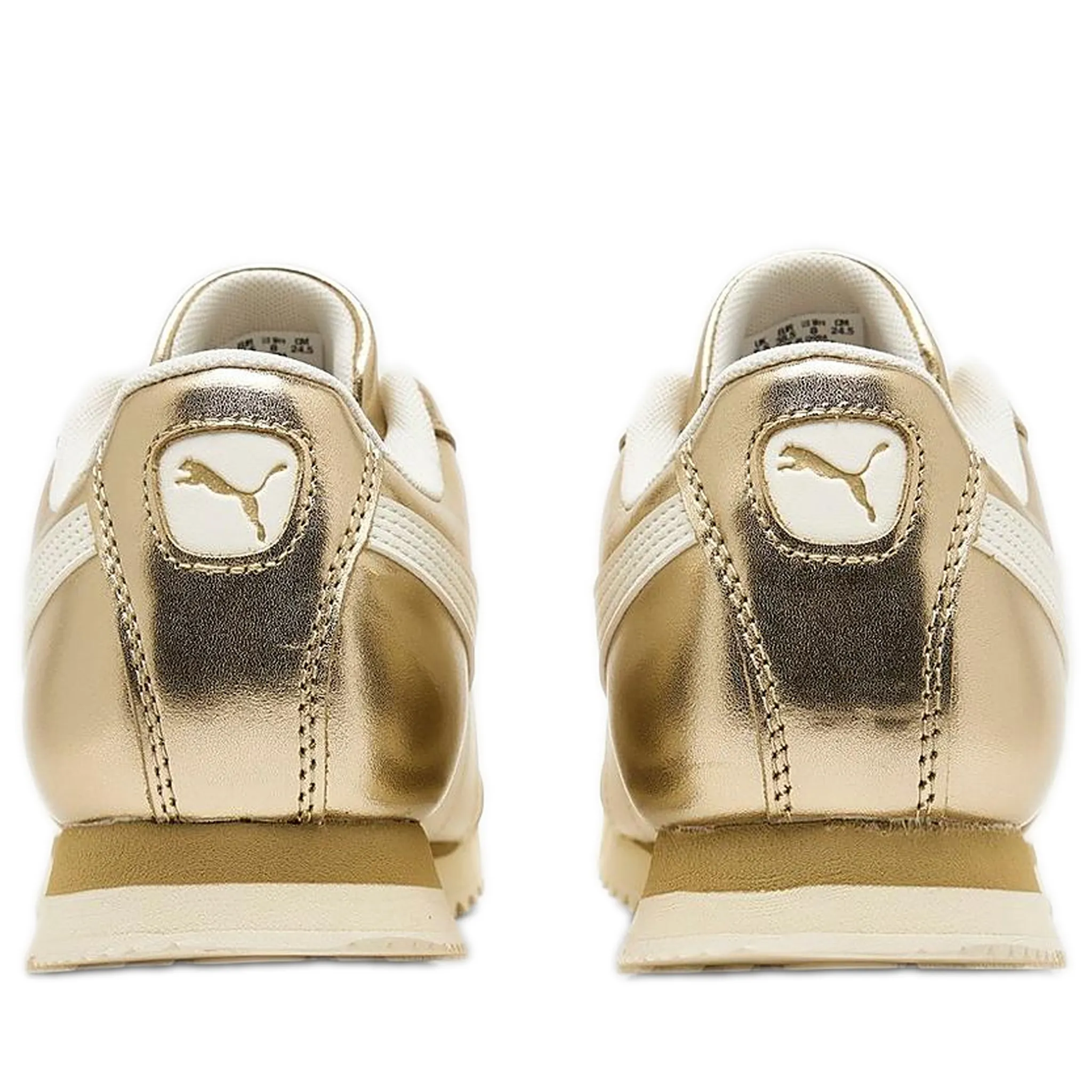 Women's Puma Roma Chrome Shoes - Gold